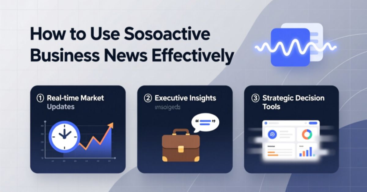 How to Use Sosoactive Business News Effectively