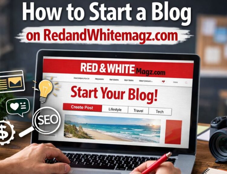 Start a Blog on RedandWhitemagz.com