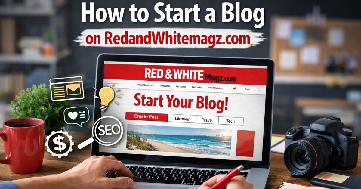 Start a Blog on RedandWhitemagz.com
